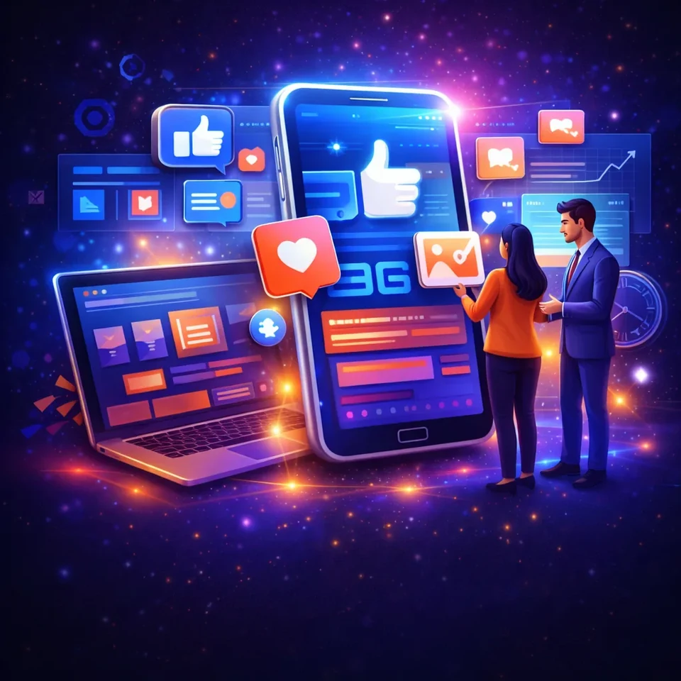 Gestione social media per aziende e professionisti